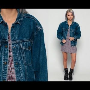 Calvin Klein oversized denim jacket Sz M